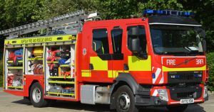 Two women treated after fire breaks out in house