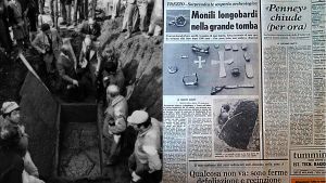 Trezzo sull’Adda, cinquant’anni fa la scoperta del pantheon longobardo e la “Tomba del Gigante”