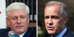 Harper sees Carney as his ideological heir