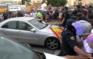 “Nos dispararon balines mientras distribuíamos comida”