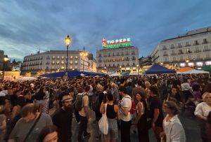 La acampada disputa una idea de mundo