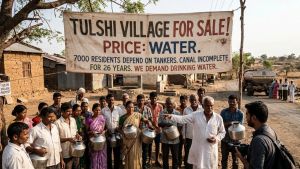 'Village for sale, price: water': Maharashtra hamlet's desperate protest over water crisis