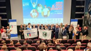 Ieri la presentazione della spedizione al Coni. Trofeo Coni, destinazione Puglia per i nostri atleti. Saranno 206 i ragazzi impegnati nelle gare