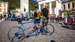 Prosecco Cycling, due cognati feltrini maglia nera in tandem d’epoca