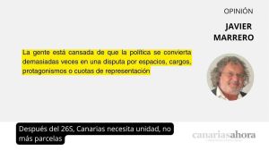 Después del 26S, Canarias necesita unidad, no más parcelas