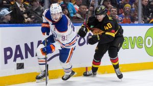 Oilers rolling with early setback as versatile Nugent-Hopkins sits out