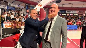 Basket, la Reyer sorride contro Francoforte: vittoria e pace fatta tra Brugnaro e Spahija