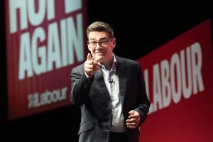 Burnham sets out his socialist stall and business barely gets a mention