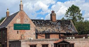 Country house and wedding venue devastated by fire up for sale