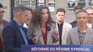 Une candidate du PCQ qui fuit les débats