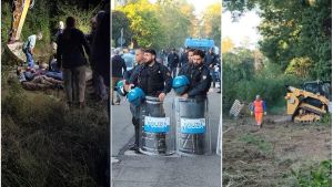 Bosco di Ospizio, lavori Conad al via a sorpresa: la protesta degli attivisti, bloccano la strada ed entrano nel cantiere