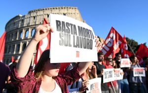 ‘Silent massacre’: A worker died repairing the lights at the Colosseum