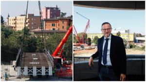 Ecco il nuovo ponte del tram sul Navile. L’assessore Campaniello: “L’ultimo grande intervento strutturale dell’opera”