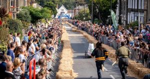 Packed crowds, fast runs, and quirky karts make derby a roaring success