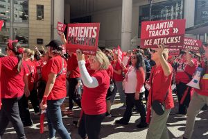 Nurses show they can 'be disruptive too' during ICE protest in downtown SF