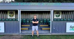New stand built in honour of businessman's father installed at football club
