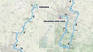 Dove passa il Giro dell’Emilia il 3 ottobre: il grande ciclismo dal Castello di Ferrara a San Luca. Percorso e orari