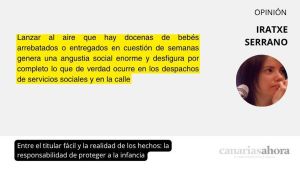 Entre el titular fácil y la realidad de los hechos: la responsabilidad de proteger a la infancia