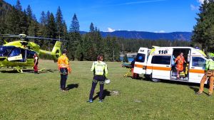 Malore lungo la Ferrata Italiana al Monte Mangart: 52enne bellunese soccorso in parete