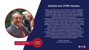 Antalya’nın 2100 vizyonu