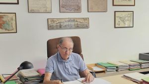 Osvaldo Sangiorgi, il decano dei geometri: 