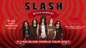 Slash ft. Myles Kennedy and the Conspirators 16. jula 2027. u Luci Beograd