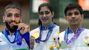 Asian Games 2026: Wrestler Sujeet stuns Olympic champion as boxers Parveen, Ankush power India’s golden day
