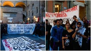“In piazza per Lince, Fakir e gli abusi di polizia e Stato”. Mille in corteo a Bologna