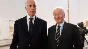 Buonfiglio e l’amico Malagò