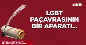LGBT paçavrasının bir aparatı...