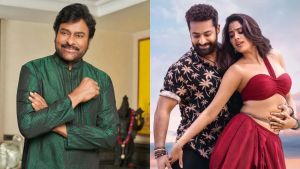 Chiranjeevi ‘deeply disturbed’ over morphed Chuttamalle video of Janhvi Kapoor, plans action with Telugu film bodies