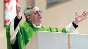 La croce dell’ultimo parroco: 