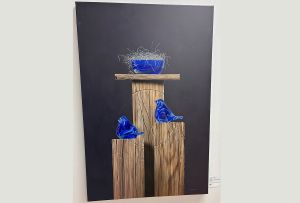 LONG LOOK | OPINION: Robin Tucker’s ‘Cycle’ at M2 Gallery turns Arkansas bluebird into a meditation on memory