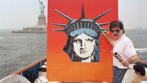 Warhol was a genius for using assistants. Why was Peter Max called a fraud?