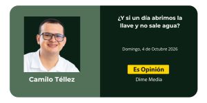¿Y si un día abrimos la llave y no sale agua?