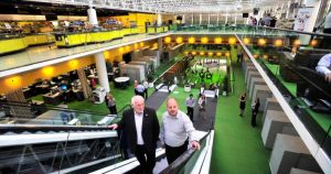 Ipswich sponsor boss left blue in the face as new offices decorated yellow and green