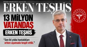 13 Milyon Vatandaşın Hastalığı Erken Teşhis Edildi