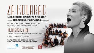 Koncert ZA KOLARAC 11. oktobra na velikoj sceni Zadužbine