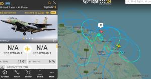 US Air Force jet among world’s most-tracked flights over Norfolk
