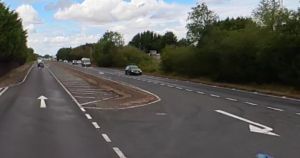 One person taken to hospital after crash on busy road