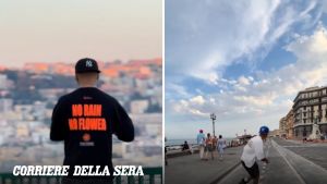La Napoli di Mojahed.360, il rollerblader che vola sulle strade della città |