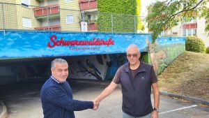 Nach Stellplatz-Chaos: Künftig begrüßt Bambi die Parkgaragennutzer an der Schwarzwaldstraße
