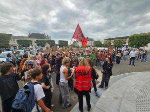 Orthez : les lycéens continuent à faire entendre leur colère à Fébus