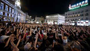 El antifascismo en el corazón de las acampadas