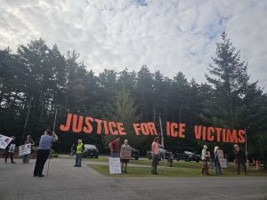 Activists Target What They Call a Major “Spy Center” for ICE in Rural Vermont