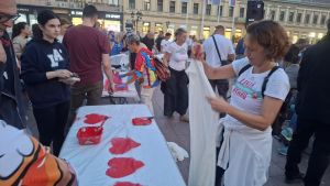 Tri srca za studente: Akcija Zborova na Trgu slobode u Novom Sadu