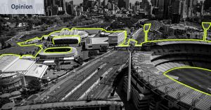 There is a world where art and sport are discrete – but that’s not Melbourne
