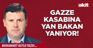 Gazze kasabına yan bakan yanıyor!