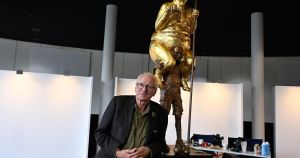 A naked, gold Trump statue in the European parliament exposes a waning dictator