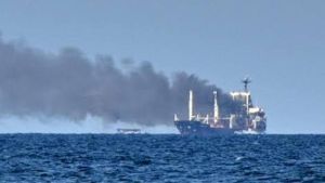 La nave carica di mais bombardata da un drone era diretta al porto di Ravenna
